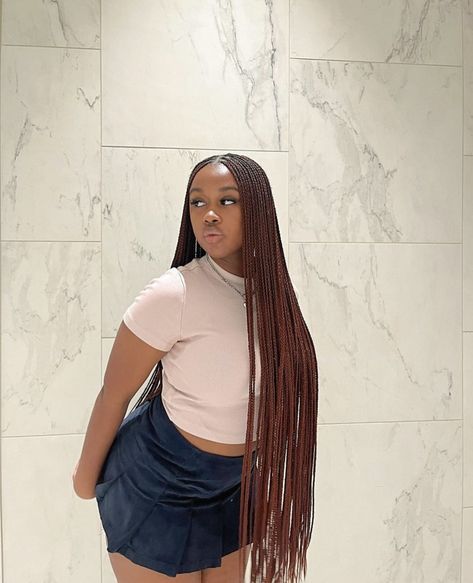 Box Braids Designs, Long Braid For Black Women, Hair Braids Styles, Box Plaits, Long Braid Styles, Knotless Styles, Braided Cornrows, Cornrows Box Braids, Braids Designs