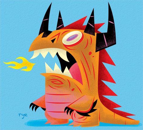 Kaiju Creepy Comics, Halloween Illustration, Grafic Design, Character Study, Illustration Style, Retro Illustration, Vintage Cartoon, Dive In, Painting Ideas