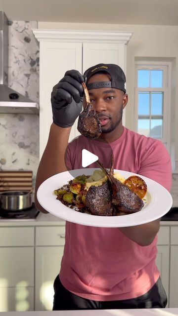 Daven Gates aka OneStopChop on Instagram: "Garlic and Herb Lamb Chops. These things were fire and that’s on who? Marry had a little lamb! FULLE RECIPE BELOW!!! INGREDIENTS 6-8 Lamb Chops 6 cloves garlic, whole 4 TBSP avocado oil, divided 2 tsp Worcestershire sauce 1 tsp garlic paste 1 tsp Italian herb paste 1 tsp garlic and herb seasoning 1 tsp all purpose seasoning (salt, pepper, garlic and onion powder) Juice of one lemon 1 sprig thyme 1 sprig rosemary 4 TBSP unsalted butter DIRECTIONS Prepare your marinade by combining 2 tbsp avocado oil, Worcestershire sauce, garlic paste, Italian herb paste, lemon juice, and seasoning. Mix well until combined and add your Lambchops. Mix around to coat Lambchops with marinade and marinate in refrigerator for at least 30 minutes. After re Lamb Chops Recipes, Lamb Chops Marinade, Daven Gates, Lamb Marinade, Herb Rack, Lamb Chop Recipes, Seasoning Salt, All Purpose Seasoning, Herb Seasoning