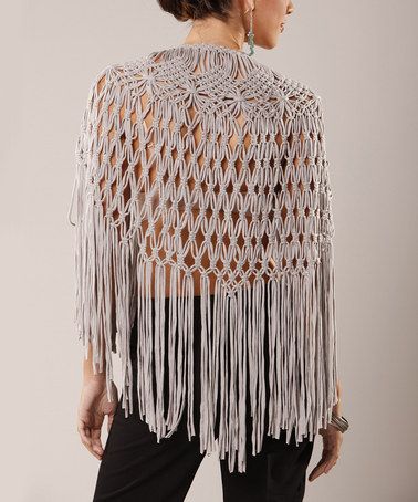 Macrame Shawl Macrame Shawl Diy, Witchy Macrame, Macrame Shawl, Macrame Fashion, Macrame Top, Macrame Clothes, Macrame Chairs, Unusual Clothes, Patterns Of Fashion