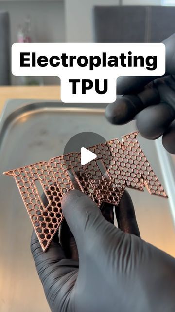 Hendrik Vogelpohl on Instagram: "#3dprinting and electroplating this TPU #3dprint. It became very strong. #3dprinted. It’s plated with copper." Tpu 3d Print, 3d Print, Diy And Crafts, 3d Printing, Copper, Plating, On Instagram, Instagram