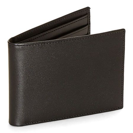 This J. Ferrar men's foldover wallet is a smart accessory to stow all your small essentials in style. Made from embossed faux leather, this bi-fold wallet has 10 slots and a sleek finish. Wallet Type: BifoldCard Capacity: 10 SlotsClosure Type: Fold OverMeasurements: .8 Depth/Inches, 3.9 Length/Inches, 3.1 Width/InchesBase Material: 50% Leather, 50% PolyurethaneFabric Description: Faux LeatherCare: Wipe CleanCountry of Origin: Imported Men Wallet, Small Accessories, Emboss, Wallet Men, Faux Leather, Wallet, 10 Things, Leather, Color