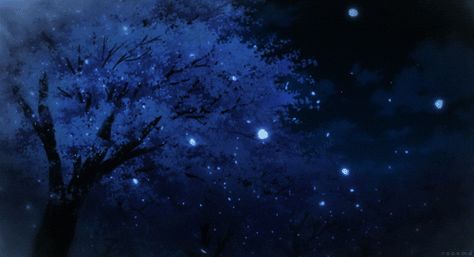 Fairytale Tree Whats Wallpaper, Seshomaru Y Rin, Gif Background, Sky Gif, Night Gif, Animated Banners, Blue Banner, Anime Gifs, Banner Gif