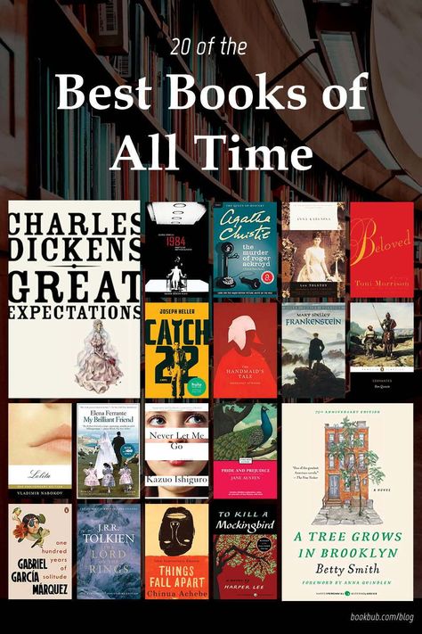 20 of the best books of all time to add to your reading list. #books #bestbooks #bookstoread Best Books Of All Time List, Top 100 Books Of All Time, Best Novels Of All Time, 100 Best Books Of All Time, Best Authors Of All Time, Best Literature Books, Best Fiction Books Of All Time, Must Read Books Of All Time, Best Books 2024