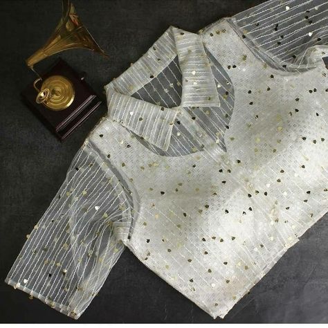 Net Blouse Designs, Netted Blouse Designs, Long Blouse Designs, Net Blouse, Blouse Designs Catalogue, Latest Blouse Designs Pattern, New Saree Blouse Designs, Traditional Blouse Designs, Latest Model Blouse Designs