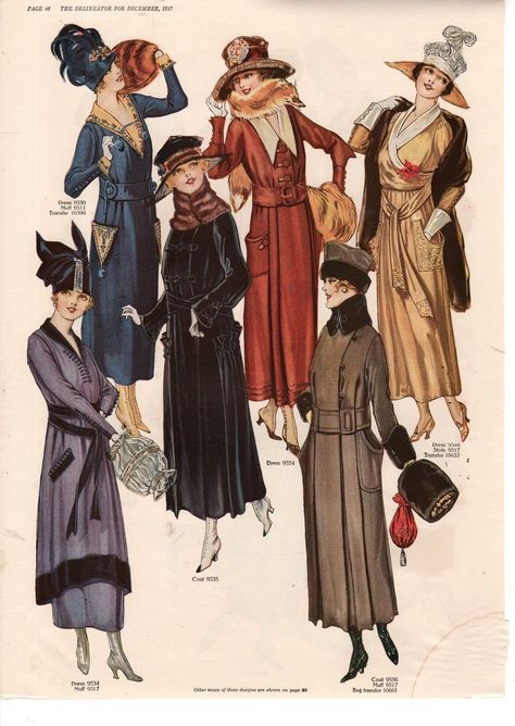 1917 Fashion, 1929 Fashion, 10s Fashion, Antique Room, Flapper Girls, Fashion 1920s, Belle Epoch, 1920's Fashion, 1910s Fashion