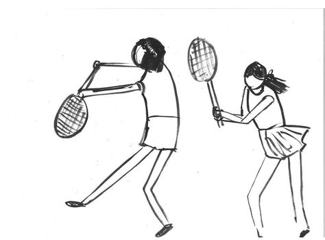 lisa stickley on Instagram: “Nice day for tennis... #ink #paper #doodle #tennis” Tennis Doodle, Tennis Drawing, Royal Icing Templates, Gesture Drawing, Couple Drawings, Good Day, Doodle Art, Tennis, Doodles