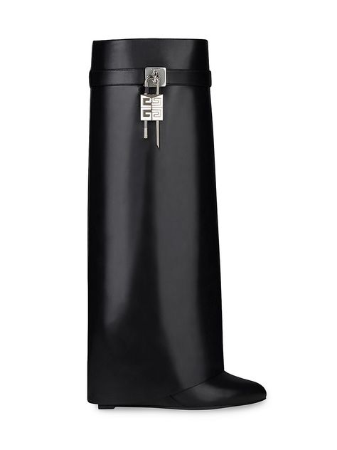 Givenchy Shark Boots Low, Gray Givenchy Shark Boots, Slouch Shark Boots, Padlock Wedge Boots, Gevinchy Shark Boots, Givenchy Shark Ankle Boots, Boots For Women Shark, Guvenchy Shark Boots, Shark Lock Boots