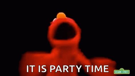 Its Party Time Time To Party GIF - ItsPartyTime Party TimeToParty - Discover & Share GIFs Its Party Time Images, Party Meme Reaction, Party Party Yeah Jungkook Gif, Party Time Meme, Beeker Muppet Gif, Party Funny, Movie Party, Cartoon World, Face Coverings