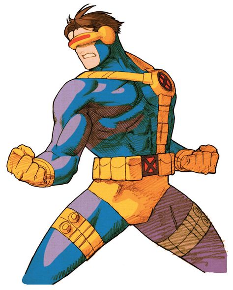 Cyclops from Marvel vs. Capcom 2: New Age of Heroes Daigo Ikeno, Optic Blast, Kinu Nishimura, Ulysse 31, Cyclops X Men, Capcom Characters, Cyclops Marvel, Scott Summers, Capcom Vs