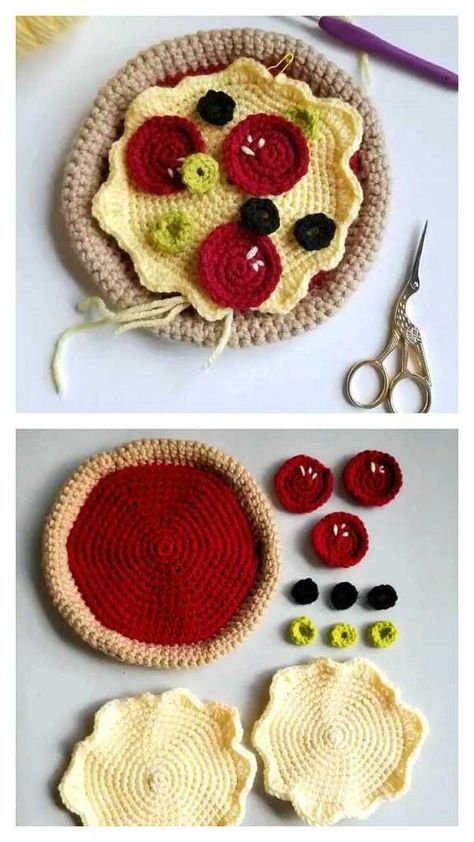 Diy Crochet Gifts, Crochet Game, Crochet Fruit, Crochet Design Pattern, Crochet Food, Fun Crochet Projects, Pattern Ideas, Diy Crochet Projects, Bag Crochet