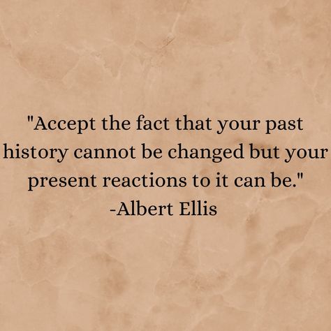 Psychology Quote Albert Ellis Quotes, Albert Instine Quote, Rational Emotive Behavior Therapy, Psychology Quotes, Psych, Counseling, Life Lessons, Self Love, Psychology