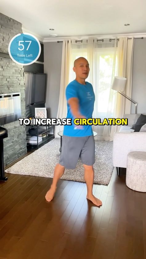 Instagram Body Stretches Flexibility, Foot Drop Exercises, Heart Rate Training, Gentle Workout, Fitness Pal, Increase Heart Rate, Home Exercise Routines, Cardiovascular System, Improve Circulation