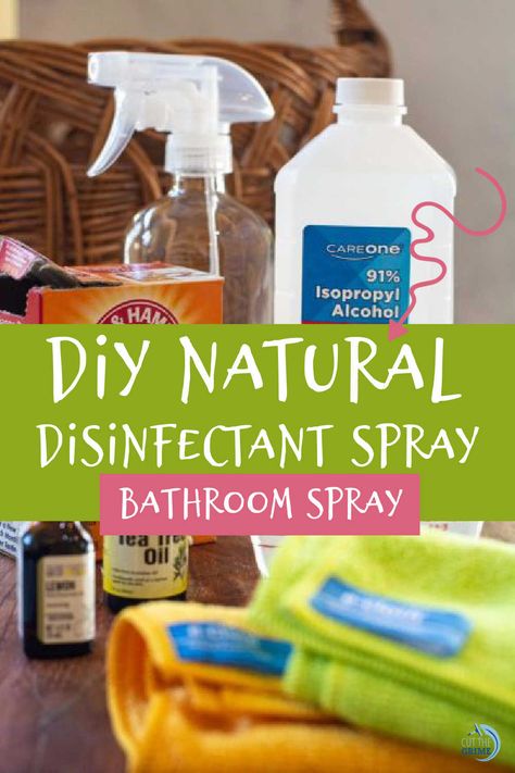 Bathroom Cleaning Spray Diy, Disinfectant Spray Diy, Homemade Disinfectant Spray, Diy Disinfecting Spray, Diy Cleaners Disinfectant, Homemade Antibacterial Spray, Diy Bathroom Cleaner Vinegar, Diy Disinfectant, Natural Disinfectant Spray Homemade