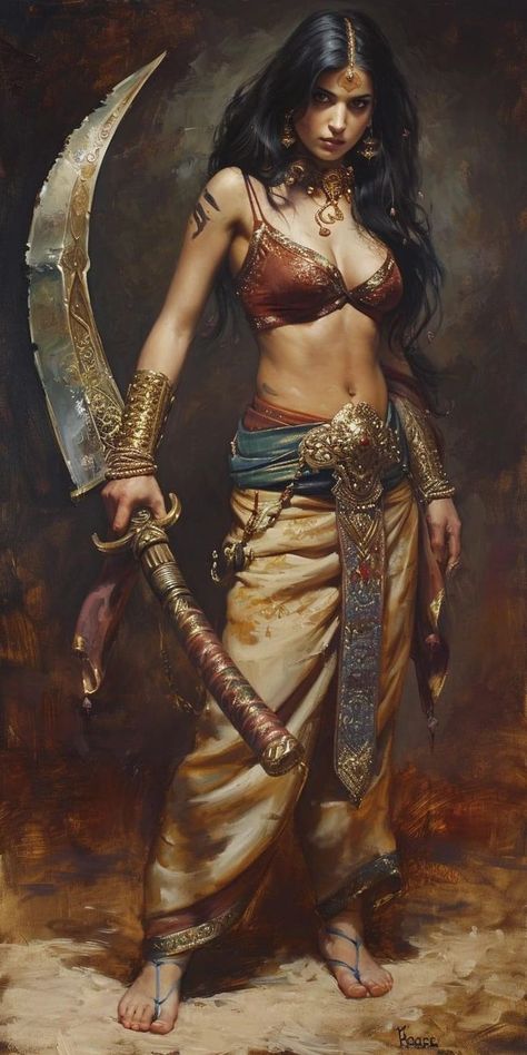 Female Worrier Aesthetic, Desert People Concept Art, Arabian Art Middle East, Golden Armor Female, Female Gladiator Art, Female Egyptian Warrior, Goddess Character Art, Aztec Woman Warrior, Warrior Aesthetic Female