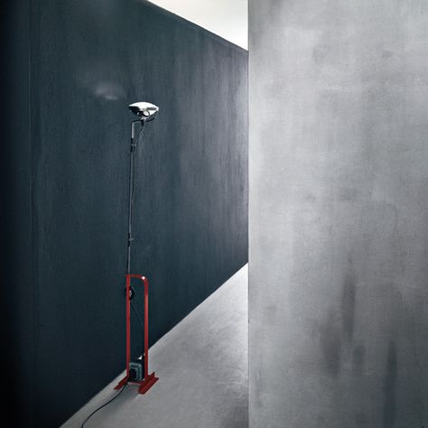 TOIO by Achille and Pier Giacomo Castiglioni | Contemporary Designer Lighting by FLOS Flos Lamp, Red Floor Lamp, Standard Lamp, Metal Floor Lamp, Unique Light Fixtures, Indirect Lighting, White Floor Lamp, Coolest Gadgets, Metal Floor