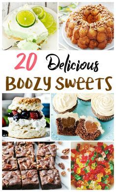 Boozy Treats Easy, Boozy Food Recipes, Baking Recipes With Alcohol, Desserts With Rum, Boozy Halloween Desserts, Boozey Deserts, Boozy Halloween Treats, Desserts With Liquor, Boozy Candy Recipes