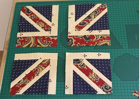 Necktie Quilts, Union Jack Pillow, Union Jack Cushions, Upcycling Recycling, Block Quilts, Sewing Cushions, Quilt Square, Patchwork Cushion, Sewing Pillows