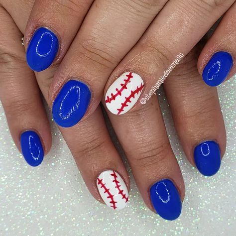 Baseball Baseball Nails Design Mom, Baseball Themed Nails, Baseball Nail Designs, Baseball Nails, Beauty Tricks, Design Mom, Mom Stuff, Baseball Mom, Nails Design