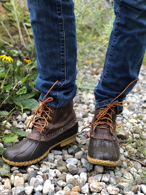 Ll Bean Duck Boots Outfit, Mens Duck Boots Outfit, Duck Boots Outfit, Mens Duck Boots, Ll Bean Duck Boots, Christmas Outfit Men, Combat Boot Outfits, Stylish Eve Outfits, Green Academia