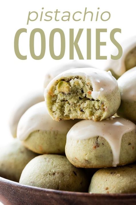 Sicilian Pistachio Cookies, Baking With Pistachios, Salted Honey Pistachio Cookies, Cookies With Pistachios, Pistachio Wedding Cookies, Recipes Using Pistachios, Recipes With Pistachios, Pistachios Recipes, Pistachio Biscotti Recipe