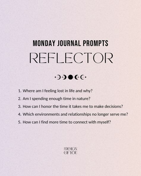 Good vibes + HDM Enrollment Reminder 🫶 Happy Monday loves 🤗 Sharing some journal prompts today to help you reflect and prepare for the week ahead✨ Swipe for your own unique set of questions to get aligned with your energy type! Wishing you the best week ever🤍 If you are loving human design and want to know how to go deeper, you will love Human Design Mastery! HDM is our training to learn everything about HD to become a reader or just integrate the knowledge into your daily life or biz!... Lost In Life, How To Go, Wish You The Best, Feeling Lost, Human Design, Journal Prompts, Happy Monday, Good Vibes, Daily Life