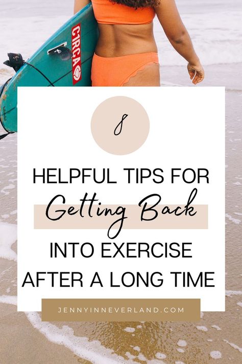 Looking to start exercising again after a long time away from it? Here are 8 tips to help ease you back in gently! Exercise for beginners. Wellness hacks. How to exercise at home. How to exercise when you don't want to. Start Exercising Again, Exercise For Beginners, Wellness Hacks, Start Exercising, Exercise At Home, Healthy Liver, Living A Healthy Life, Healthy Living Lifestyle, Wellness Tips