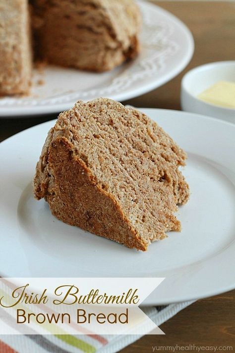 Delicious and hearty whole wheat Irish Buttermilk Brown Bread is the perfect whole grain bread to serve by itself or as a side dish. Whole Wheat Pita Bread, Buttermilk Bread, Irish Cooking, Biscuit Rolls, Muffin Bread, Irish Soda, Brown Bread, Irish Soda Bread, Soda Bread