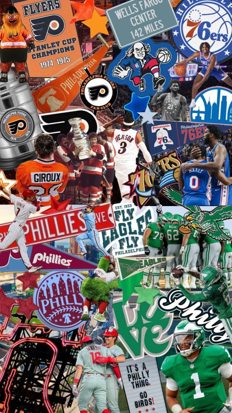 Sports Lockscreen, Philly Sports Wallpaper, Flyers Wallpaper Philadelphia, Philly Wallpaper, Nfl Aesthetic Wallpaper, Philadelphia Wallpaper, Philly Flyers, Eagles Wallpaper, Philadelphia Eagles Wallpaper