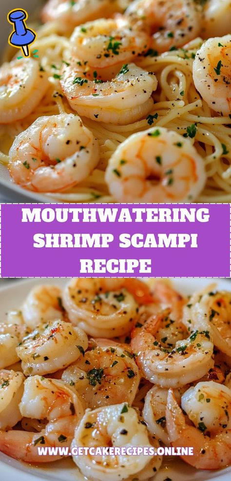 A delicious plate of Shrimp Scampi featuring shrimp, pasta, and fresh herbs, perfect for the Shrimp Scampi Recipe pin. Healthy Shrimp Scampi, Easy Shrimp Scampi Recipe, Easy Shrimp Scampi, Shrimp Scampi Pasta, Shrimp Spaghetti, Zesty Sauce, Shrimp Scampi Recipe, Carrot Cake Cheesecake, Scampi Recipe