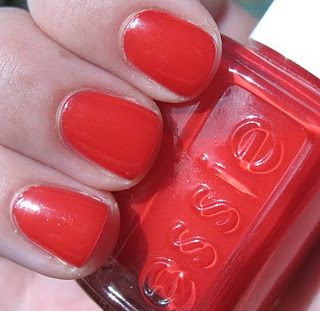 Essie - Lollipop Essie Splash Of Grenadine, Nail Essie, Essie Lollipop, Essie Red Nail Polish, Essie Red Nail Polish Comparison, Essie Nail, Essie, Lollipop, Nail Polish