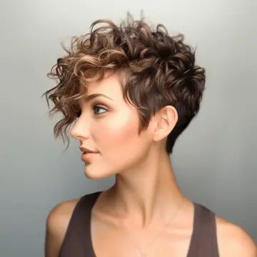 Updo Hairstyles For Prom, Cut Curly Hair, U Cut, Short Hairstyles For Curly Hair, Short Wavy Haircuts, Curly Pixie Hairstyles, Curly Pixie Haircuts, Hairstyles For Prom, Curly Short