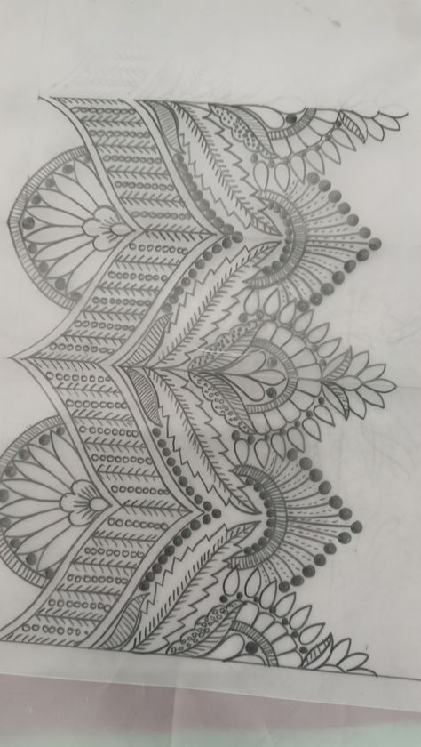 New Embroidery Designs, Birds Embroidery Designs, Abstract Embroidery, Fabric Paint Designs, Flower Drawing Design, Print Design Art, Textile Prints Design, Border Embroidery Designs, Border Embroidery