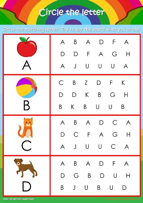 Uppercase Letter Recognition Activities, Letter Recognition Kindergarten Worksheets, Kg English Worksheets For Kids, Kg Worksheets For Kids English, Kg3 English Worksheets, How To Teach Alphabets To Kids, A Letter Worksheets For Kids, Activities For Letter Recognition, Worksheets For Alphabets