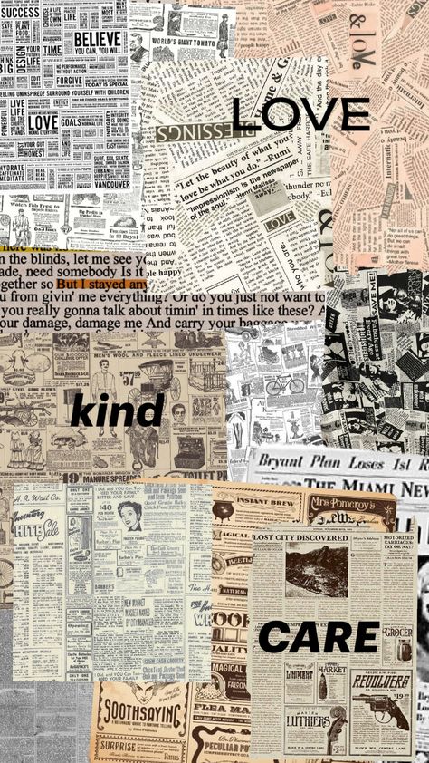 #newspaper #motovationquotes Newspaper Collage Art, Newspaper Aesthetic, Newspaper Collage, Newspaper Background, Newspaper Art, Paper Collage Art, Newspaper Design, Collage Art Mixed Media, Paper Collage