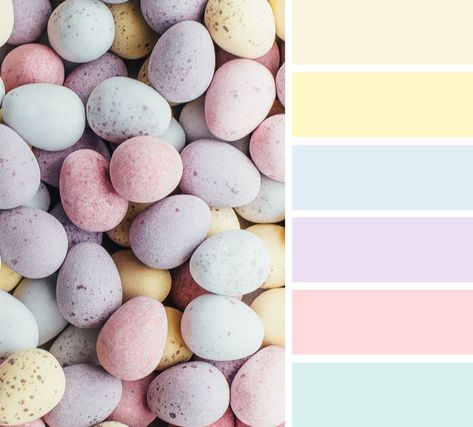 Baby Colour Palette, Baby Color Palette, Lilac Colour Palette, Baby Blue Color Palette, Easter Palette, Color Palette For Home, Easter Color, Best Bedroom Colors, Unicorn Bedroom