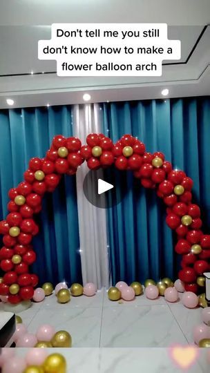 1M views · 13K reactions | flower balloons arch easy tutorial , Ctto! #diy #balloon #creativity #design #jezzaabella | Jezza Lyn Abella Reginaldo Simple Diy Balloon Arch, How To Make A Balloon Arch Diy Easy, Flower Balloon Arch, Balloon Arch Tutorial, Balloon Decorations Diy Tutorials, Diy Balloon Arch, Flower Balloons, Balloon Arch Diy, Balloons Arch