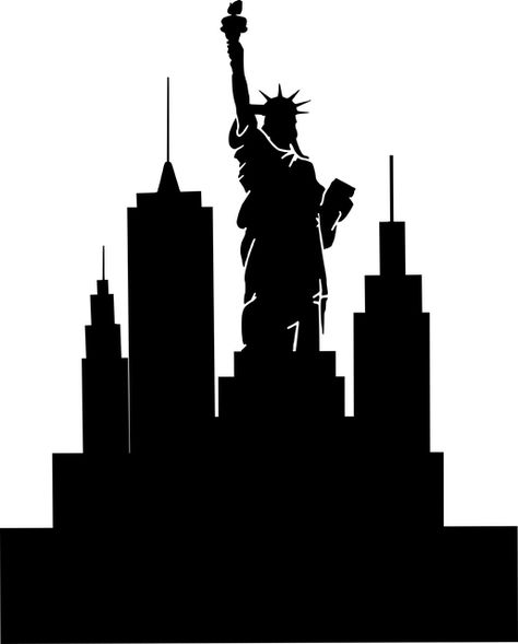 Free Image on Pixabay - Silhouette, Usa, America, Freedom 👉 If you find this image useful, you can make a donation to the artist via PayPal by pressing a "coffee" button under any of his images on pixabay website!  #free #image #Illustration America Freedom, City Skyline Silhouette, Painted Canvas Shoes, New York Graffiti, Building Icon, Street Art Banksy, Silhouette People, City Silhouette, Book Folding Patterns