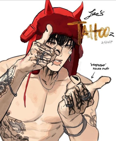 Zahyuen Art, Cute Art Reference, Male Oc Drawing, Oc Art Male, Red Tattoo, Cute Art Styles, Art Tutorials Drawing, Sketchbook Art Inspiration, Boy Art