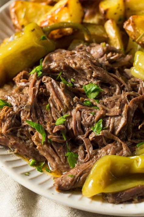 Mississippi Mud Roast Recipe - A Spectacled Owl Mississippi Pot Roast Instant Pot, Mississippi Mud Roast, Instant Pot Mississippi Pot Roast, Pot Roast Instant Pot, Roast Instapot, Roast Instant Pot, Roast Mississippi, Roast Sandwiches, Delicious Pot Roast