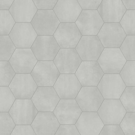 Lowe’s Flooring Visualizer Large Hexagon Tile, Porcelain Hexagon Tile, Hexagon Floor, Hexagon Tile Floor, Mom Kitchen, Hexagonal Mosaic, Encaustic Tile, Grey Tiles, Boys Bathroom