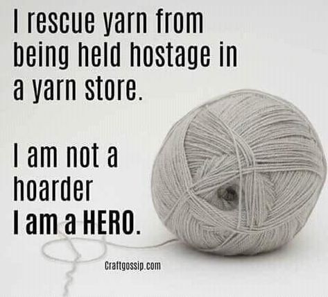 Knitting Humor Funny, Yarn Quote, Yarn Humor, Crochet Quote, Sewing Quotes, Trendy Knitting, Knitting Quotes, Knitting Humor, Ball Of Yarn