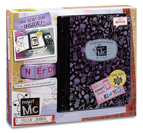 Project Mc2 A.D.I.S.N. Journal Project Mc2 Toys, Project Mc Square, Project Mc2 Dolls, Project Mc, Electronic Journal, Project Mc2, Secret Organizations, Trending Christmas Gifts, Spy Gadgets