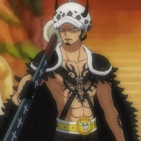 Law Trafalgar, Trafalgar D Law, Law One Piece, Heart Pirates, Pirate Outfit, Trafalgar Law, What Do You Mean, Anime One, One Piece Anime