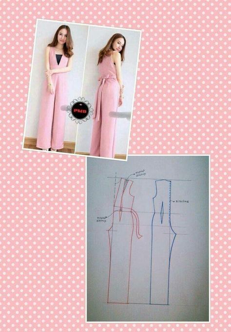 Sewing Patterns Clothes, Pola Jumpsuit, Pola Rok, Ideas For Sewing, Trendy Sewing Projects, Trendy Sewing Patterns, Kids Knitting Patterns, Sewing Shirts, Sewing Clothes Women