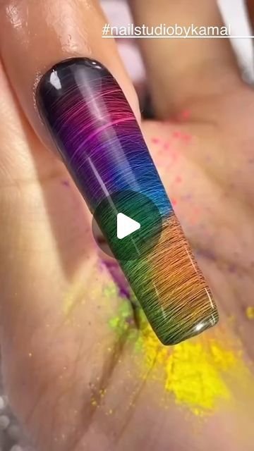 Nails Pigment Powder, Pigment Nail Art Designs, Neon Pigment Nail Art, Pigment Powder Nails Designs, Neon Pigment Nails, Neon Powder Nail Art, Pigment Powder Nails, Pigment Nails, Pigment Nail Art