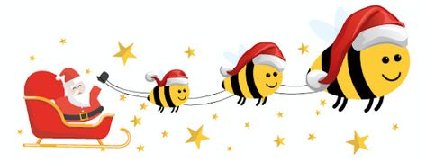 Christmas Bees, Bees For Kids, Christmas Bee, Bee Christmas, Bee Room, Bee Quotes, Bee Printables, I Love Bees, Art Trading Cards