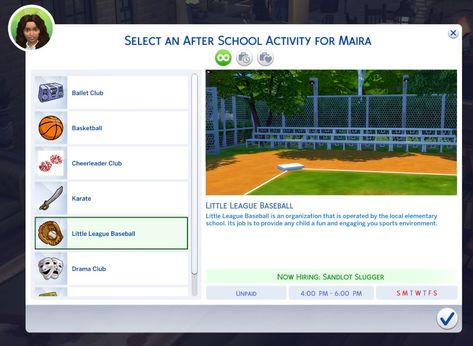 Little League Baseball Debate Club, Little League Baseball, Free Sims 4, Sims 4 Gameplay, School Activity, Sims Games, Drama Club, High School Years, School Clubs