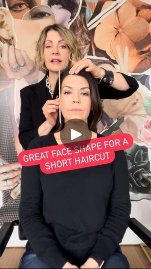 Short Hair For Long Face Shape, Long Face Shapes, I Knew It, Hair Back, Long Faces, Short Haircut, Be Beautiful, Face Shape, Short Hair Cuts For Women