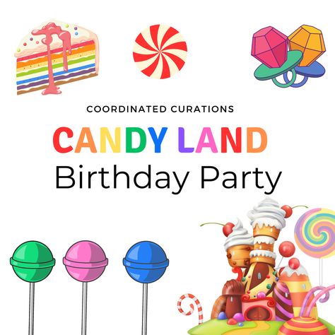 A Candy Land themed birthday party is so fun! Check out the blog for all of the details. 🫶🏻 Candy Land Backdrop, Rainbow Tablecloth, Candy Land Birthday, Electric Balloon Pump, Candy Land Birthday Party, 5th Birthday Party, Candyland Birthday, Cupcake Toppers Printable, Balloon Pump